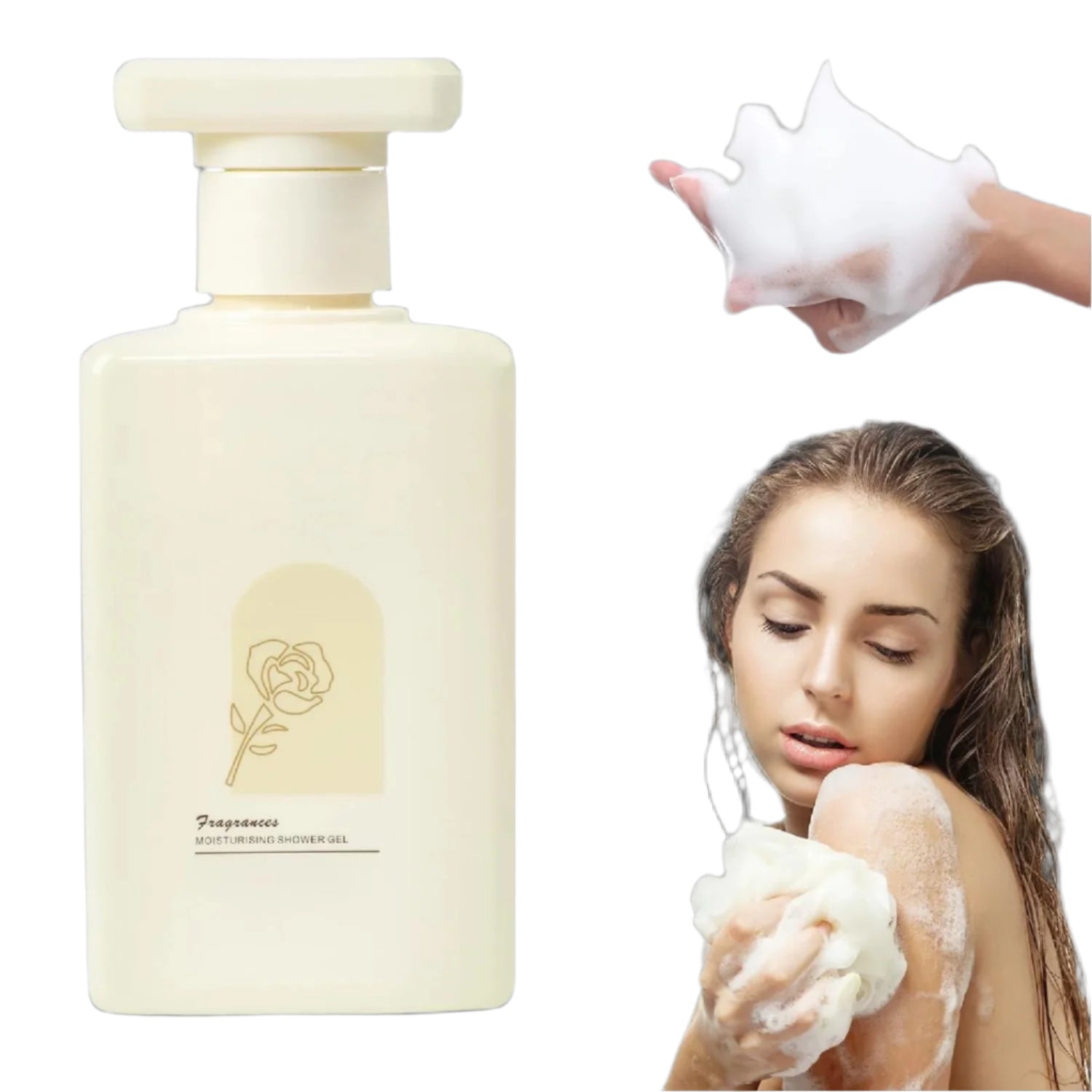 Perfumed Moisturizing Body Wash, Sanyequeen Fragrant Shower Gel, Moisturizing Body Wash, Korean Fragrant Moisturizing Body Wash, Fragrant Shower Gel (300ML)