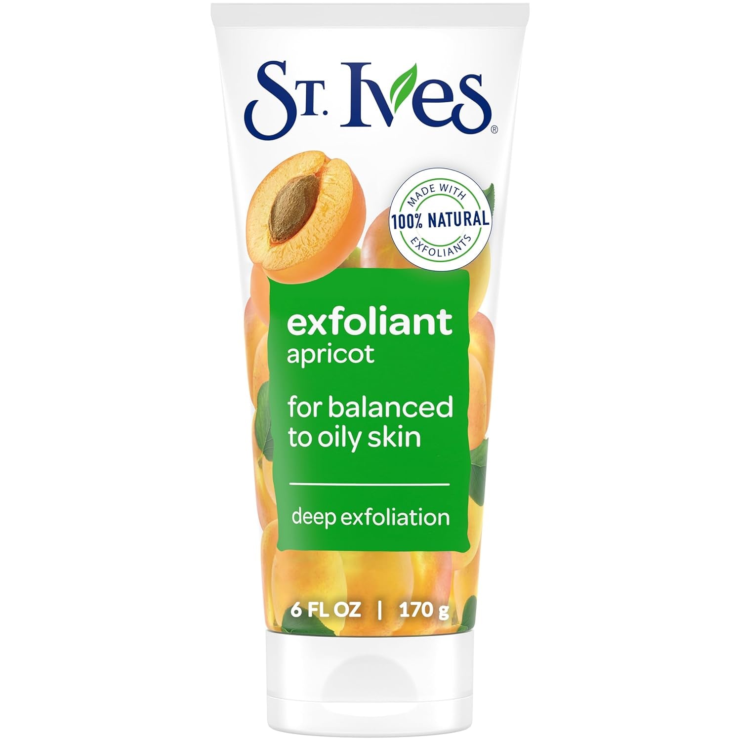 Revitalize Your Skin with Apricot Face Scrub - Deep Exfoliation & Radiance Boost, 100% Natural, Oil-Free, 6 Oz