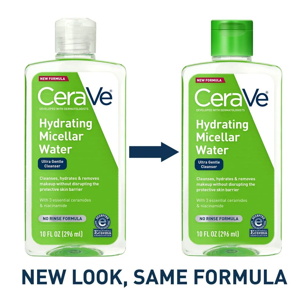 Hydrating Micellar Water Ultra Gentle Cleanser 10 Oz (Pack of 2)